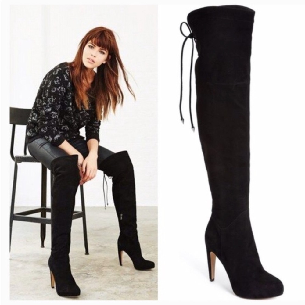 Sam Edelman Kayla over the knee suede boots